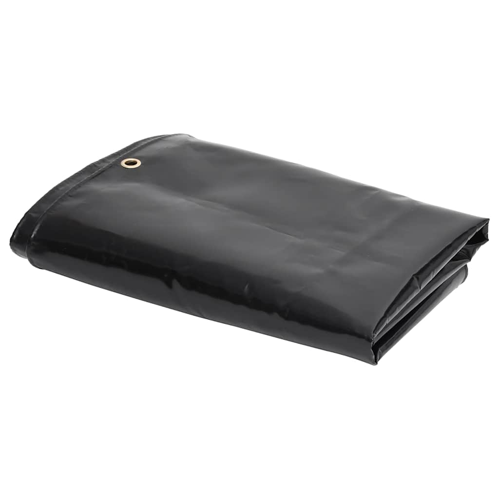 Tarpaulin 650 g/m² with Eyelets Black 1 x 2.5 m – 5 x 5 m 4 x 5 m