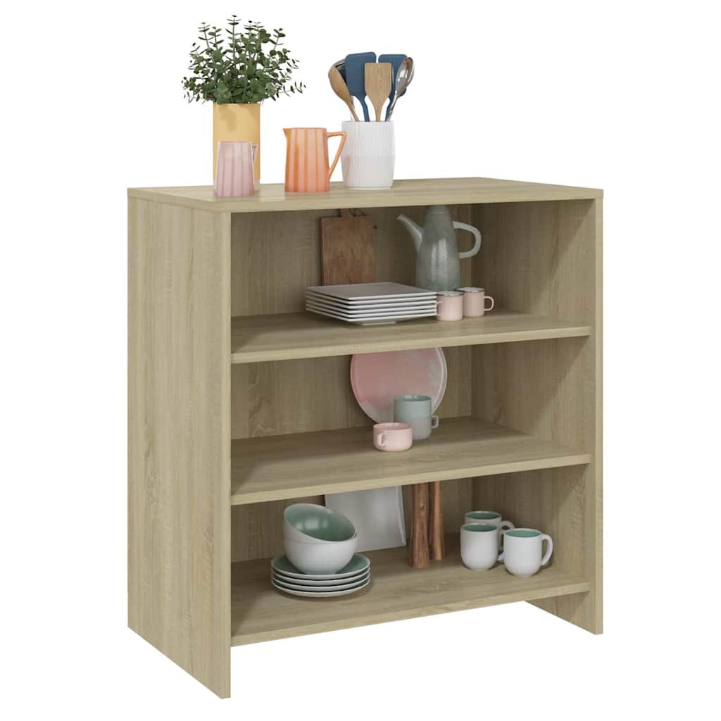 Sideboard 70x40,5x75 cm Engineered Wood Sonoma oak