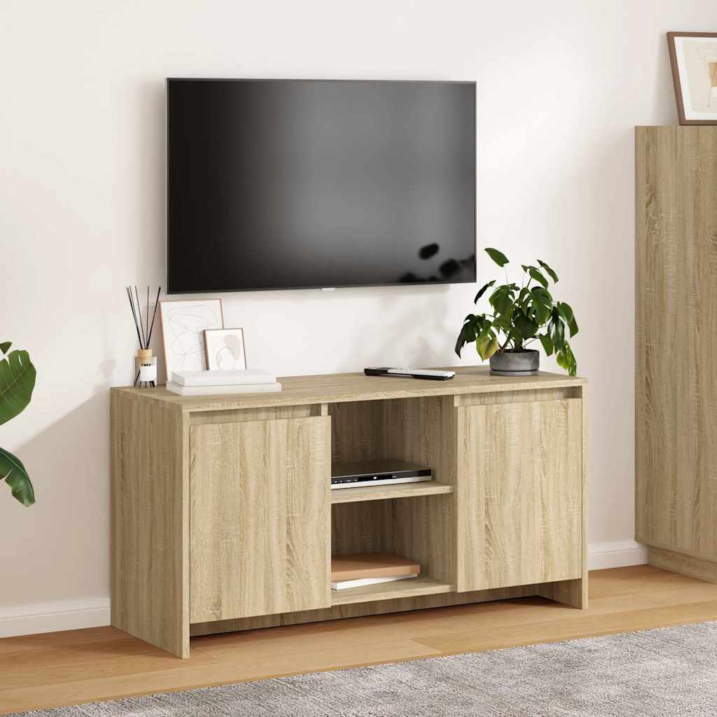 TV Cabinet 102x37,5x52,5 cm Engineered Wood Sonoma oak