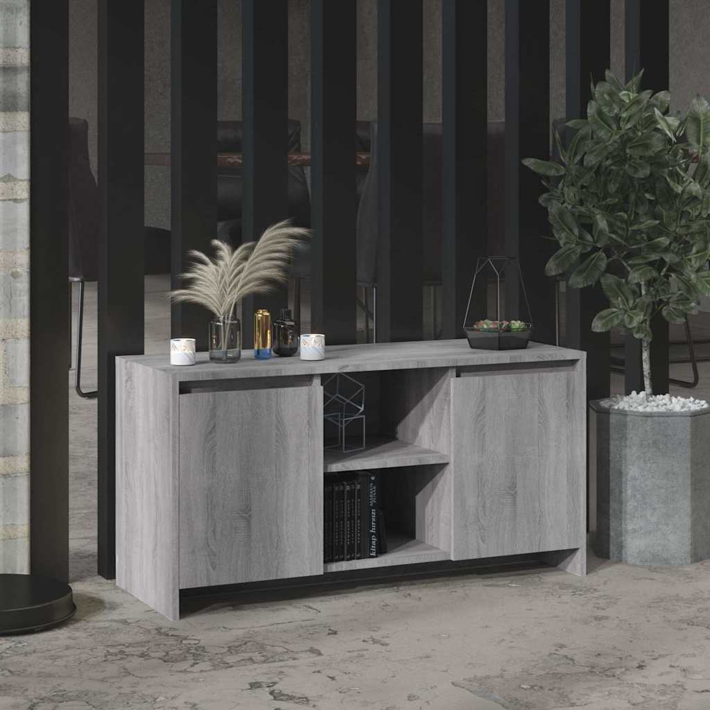 TV Cabinet 102x37,5x52,5 cm Engineered Wood Grey sonoma
