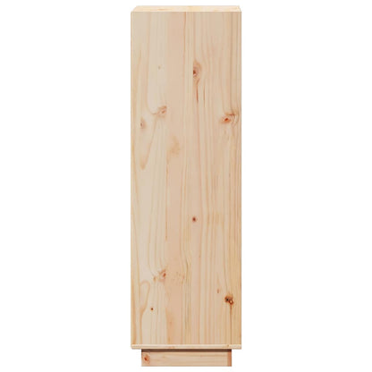 Highboard 37x34x110 cm Solid Wood Pine Natural