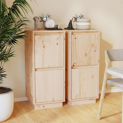 Sideboards 31,5x34x75 cm Solid Wood Pine Brown