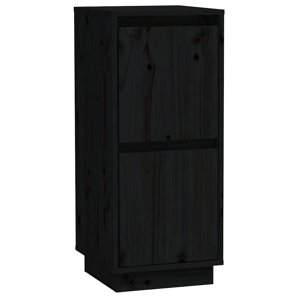Sideboards 31,5x34x75 cm Solid Wood Pine Black