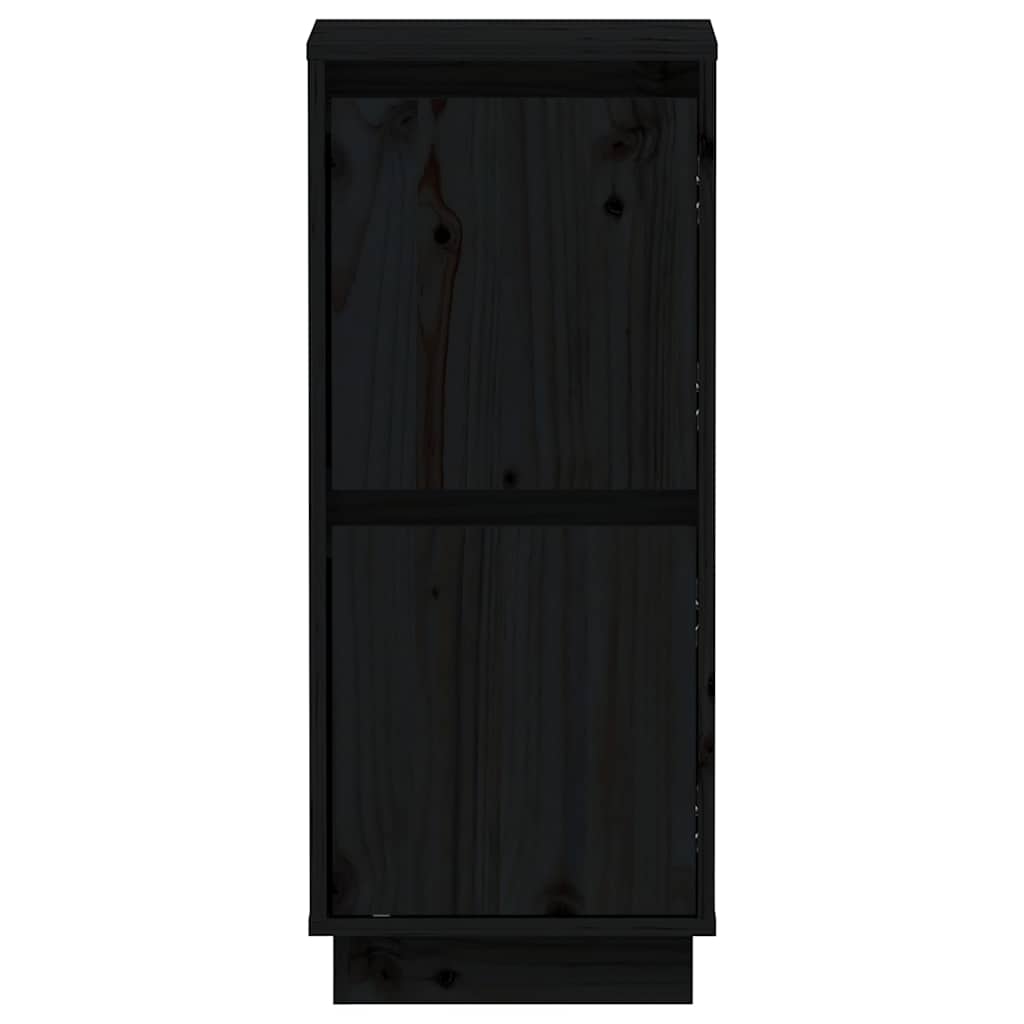 Sideboards 31,5x34x75 cm Solid Wood Pine Black