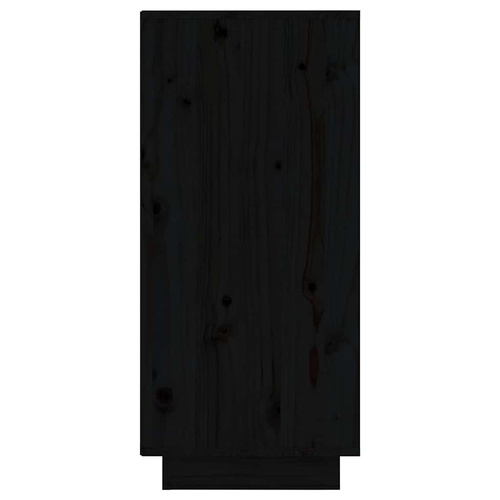 Sideboards 31,5x34x75 cm Solid Wood Pine Black