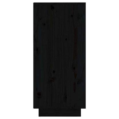 Sideboards 31,5x34x75 cm Solid Wood Pine Black