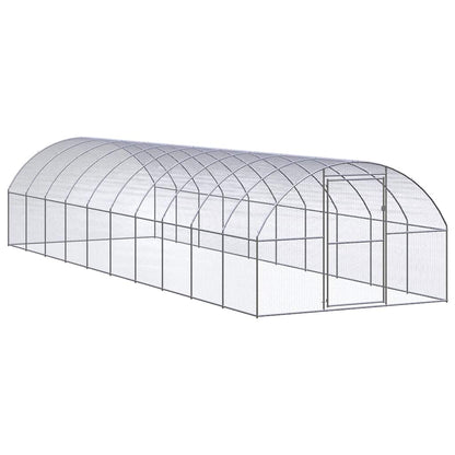 vidaXL Chicken Coop | Silver | Galvanised steel | Large | Tough | Chicken Coop 1