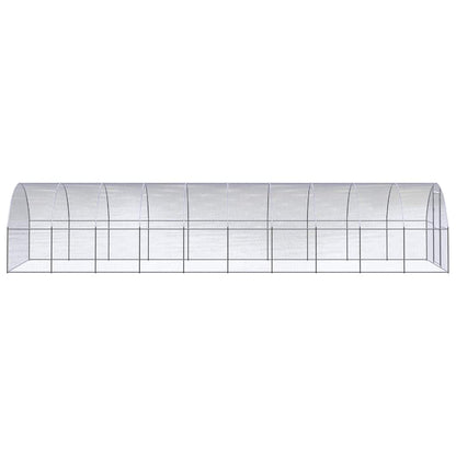 vidaXL Chicken Coop | Silver | Galvanised steel | Large | Tough | Chicken Coop 3