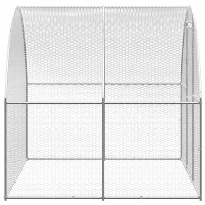 vidaXL Chicken Coop | Silver | Galvanised steel | Large | Tough | Chicken Coop 6