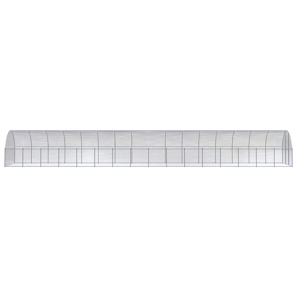 vidaXL Outdoor Chicken Coop 3x16x2 m Galvanised Steel 3