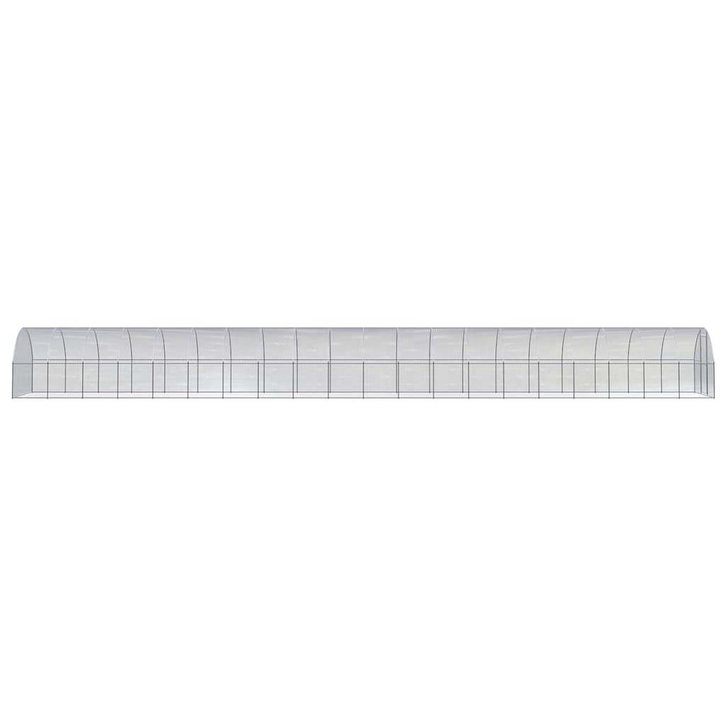 vidaXL Outdoor Chicken Coop 3x20x2 m Galvanised Steel 3