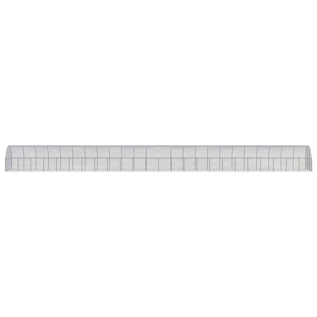 vidaXL Outdoor Chicken Coop 3x24x2 m Galvanised Steel 3