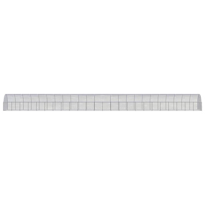 vidaXL Outdoor Chicken Coop 3x24x2 m Galvanised Steel 3