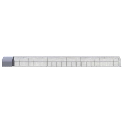 vidaXL Outdoor Chicken Coop 3x24x2 m Galvanised Steel 4