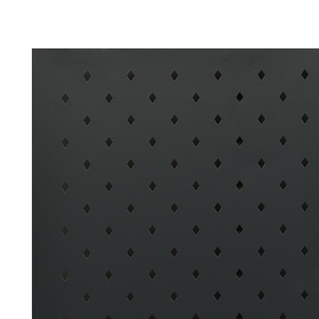 vidaXL 5-Panel Room Dividers 2 pcs Black 200x180 cm Steel 5