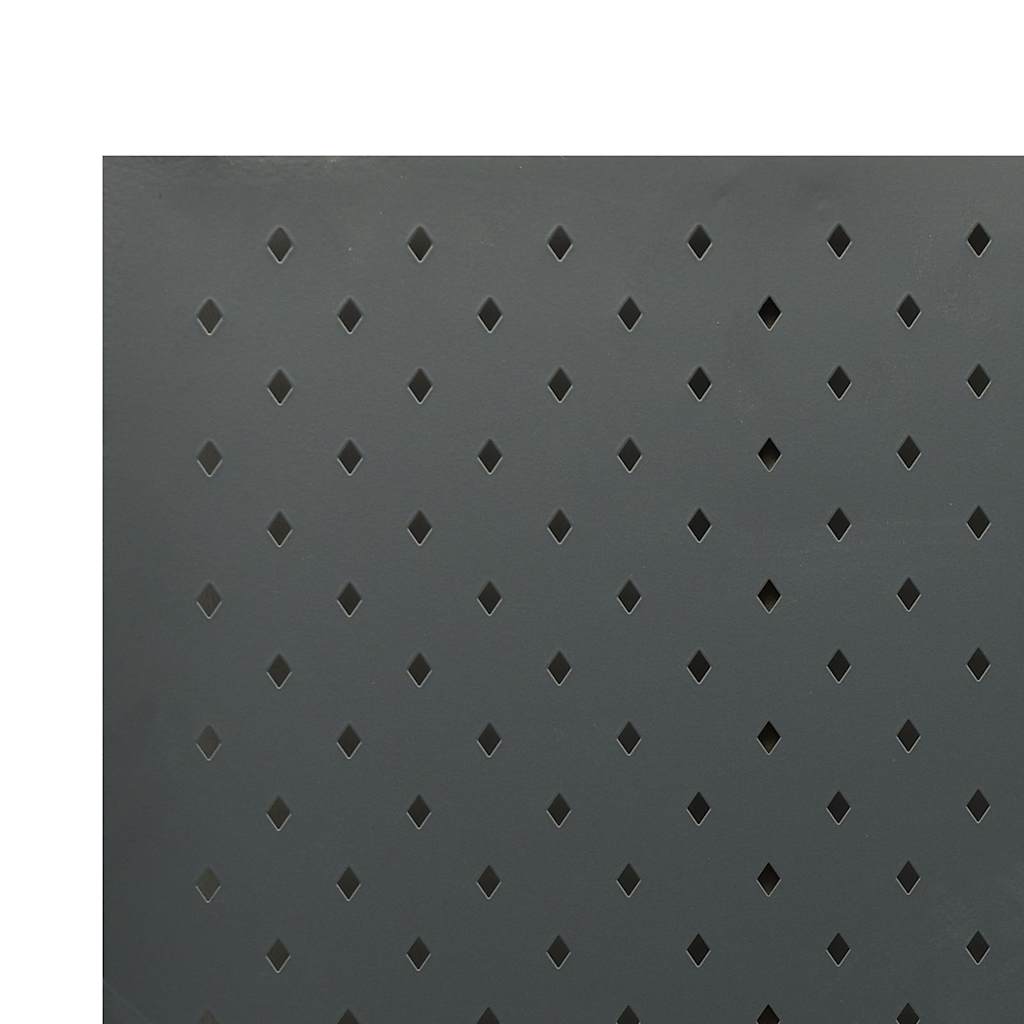 vidaXL 5-Panel Room Dividers 2 pcs Anthracite 200x180 cm Steel 5
