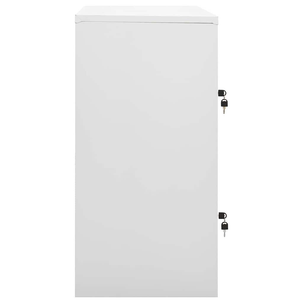 vidaXL Locker Cabinets 5 pcs Light Grey and Blue 90x45x92,5 cm Steel 4