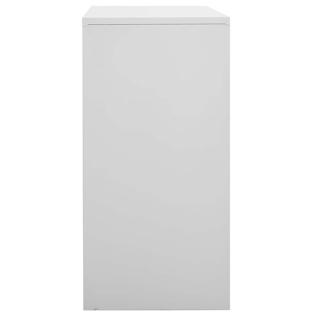 vidaXL Locker Cabinets 5 pcs Light Grey 90x45x92,5 cm Steel 4