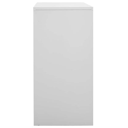 vidaXL Locker Cabinets 5 pcs Light Grey 90x45x92,5 cm Steel 4