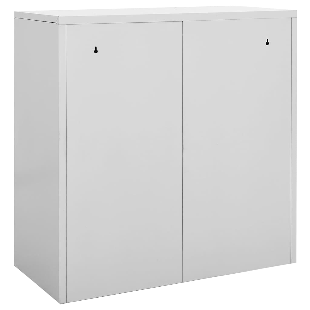 vidaXL Locker Cabinets 5 pcs Light Grey 90x45x92,5 cm Steel 5