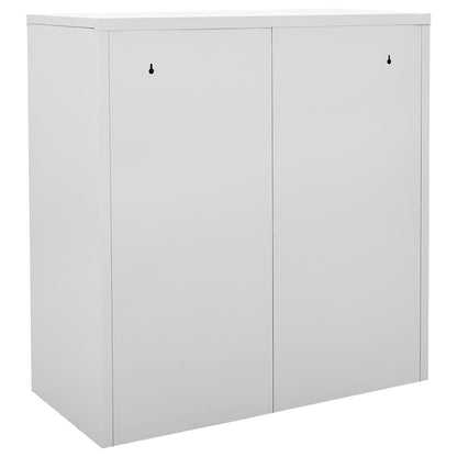vidaXL Locker Cabinets 5 pcs Light Grey 90x45x92,5 cm Steel 5