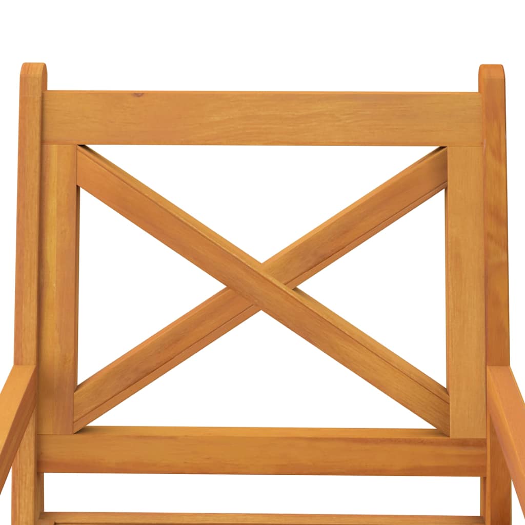 Outdoor Dining Chairs Solid Wood Acacia 8