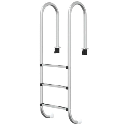 Pool Ladder 304 Stainless Steel 54 x 38 x 158 cm For concrete surface