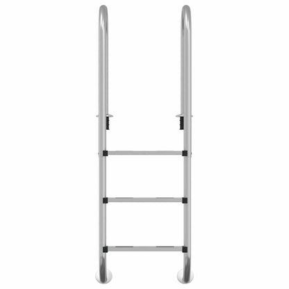 Pool Ladder 304 Stainless Steel 54 x 38 x 158 cm For concrete surface