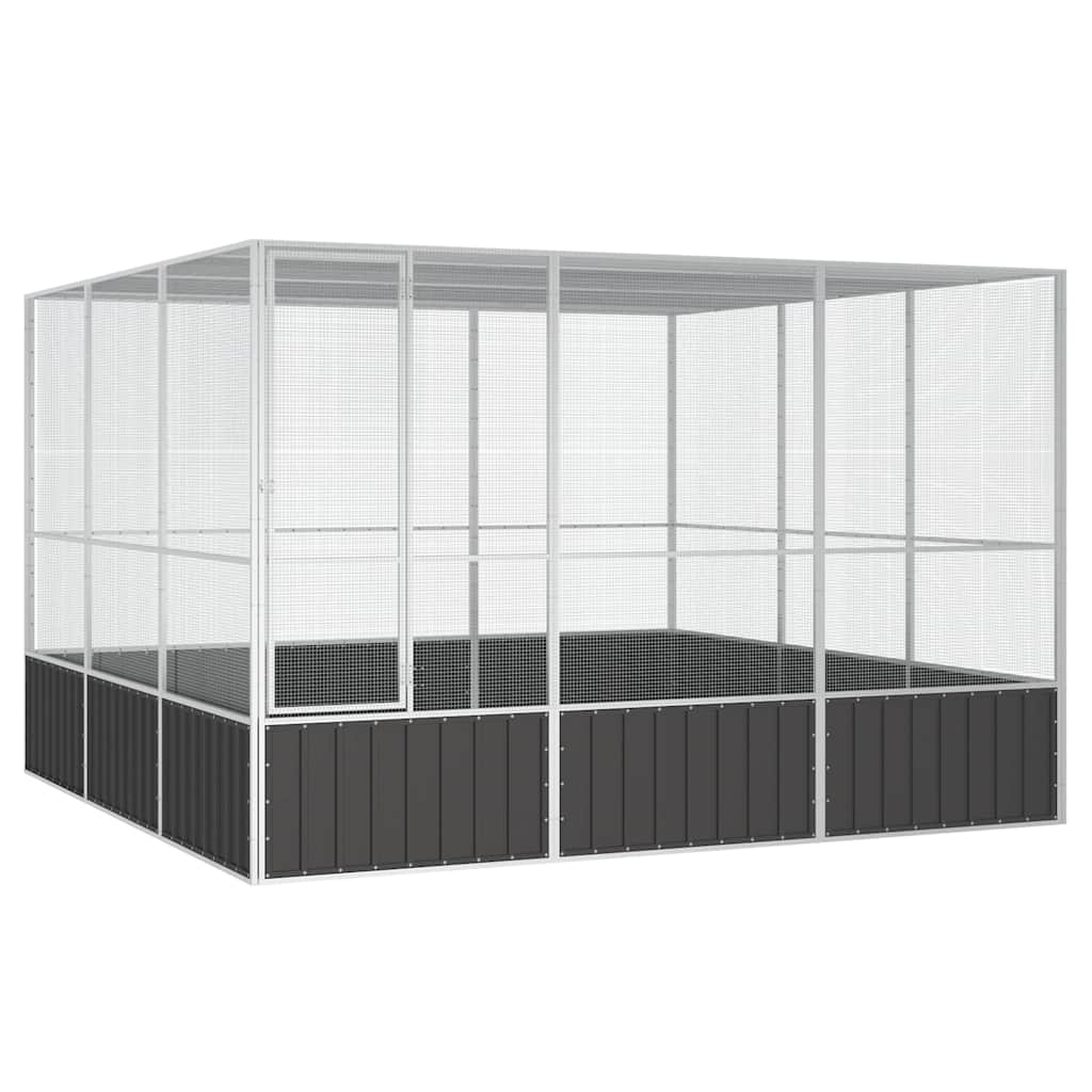 vidaXL Bird Cage | Anthracite | Galvanised Steel | Large | Bird Cage 1