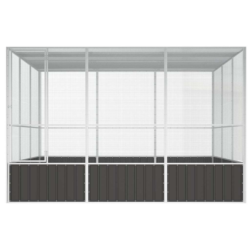 vidaXL Bird Cage | Anthracite | Galvanised Steel | Large | Bird Cage 3