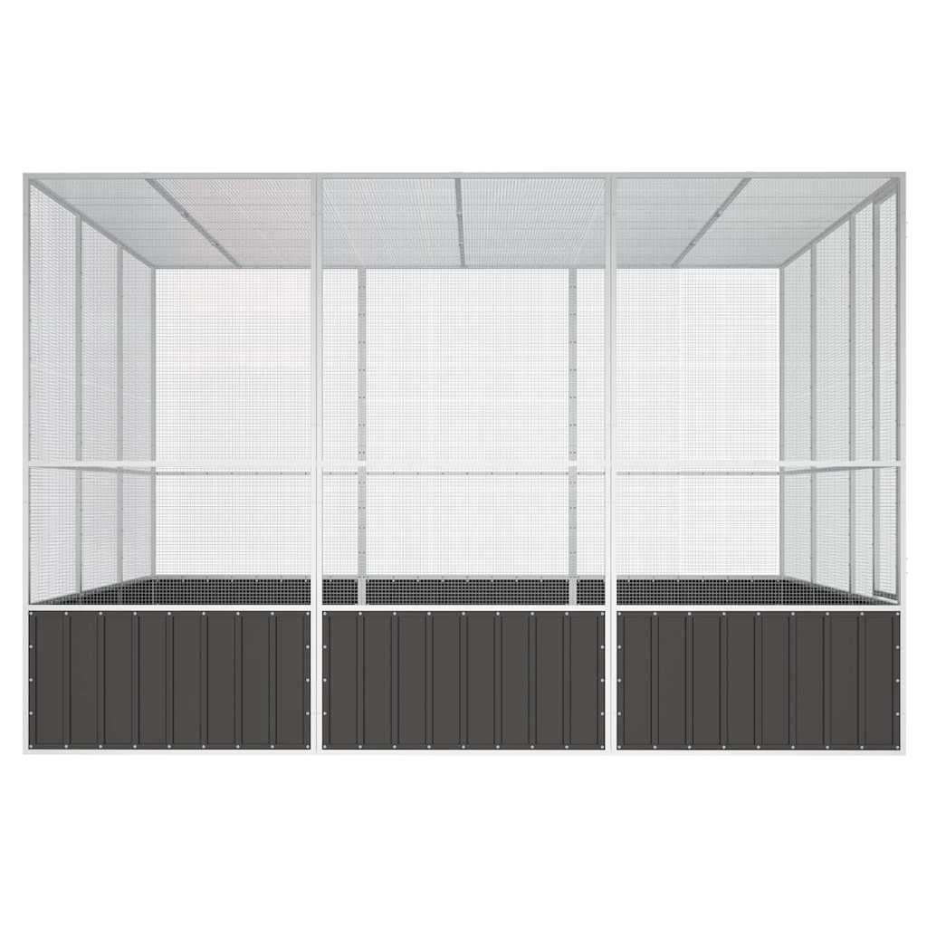 vidaXL Bird Cage | Anthracite | Galvanised Steel | Large | Bird Cage 4