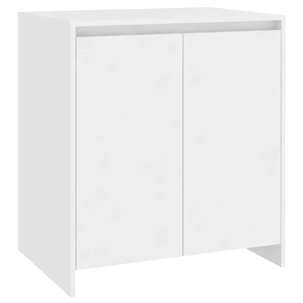 2 Piece Sideboard Engineered Wood White