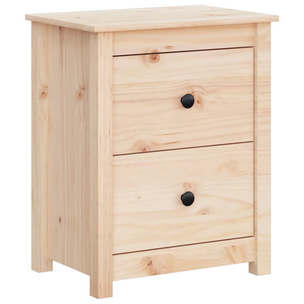 vidaXL Bedside Cabinets 2 pcs 50x35x61.5 cm Solid Wood Pine