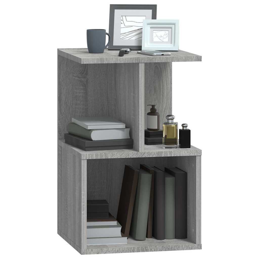 Bedside Cabinets 35x35x55 cm Engineered Wood 2 pcs Grey sonoma
