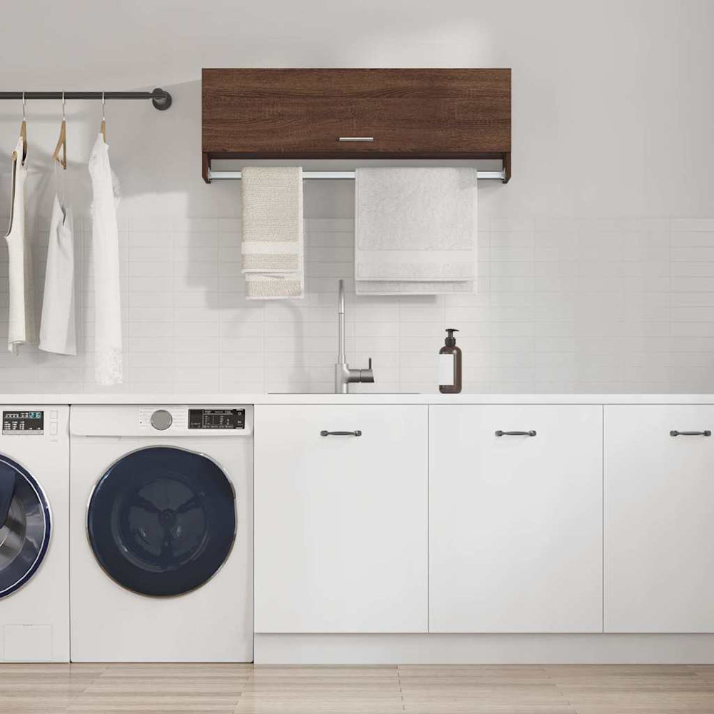 vidaXL Wardrobe 100x32.5x35 cm Engineered Wood