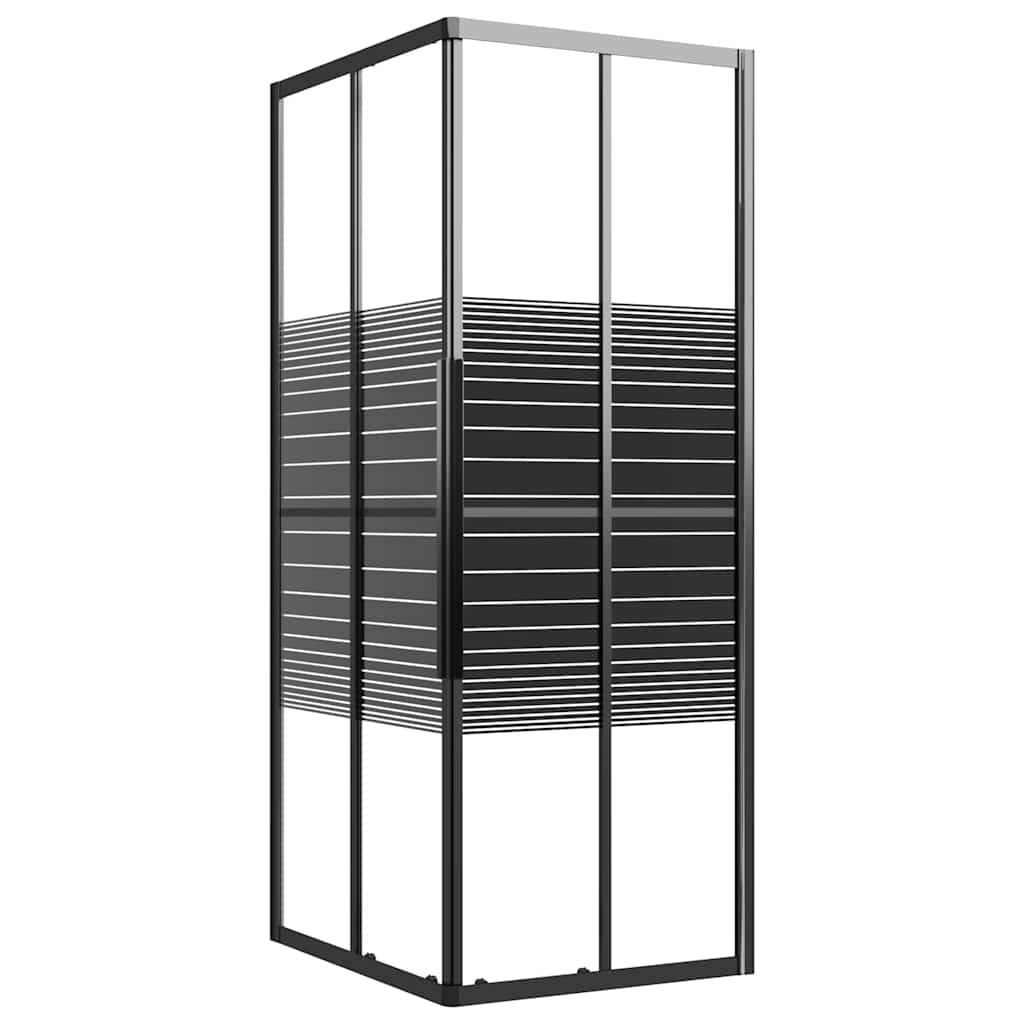 Shower Cabin ESG 90 cm 70 cm Striped
