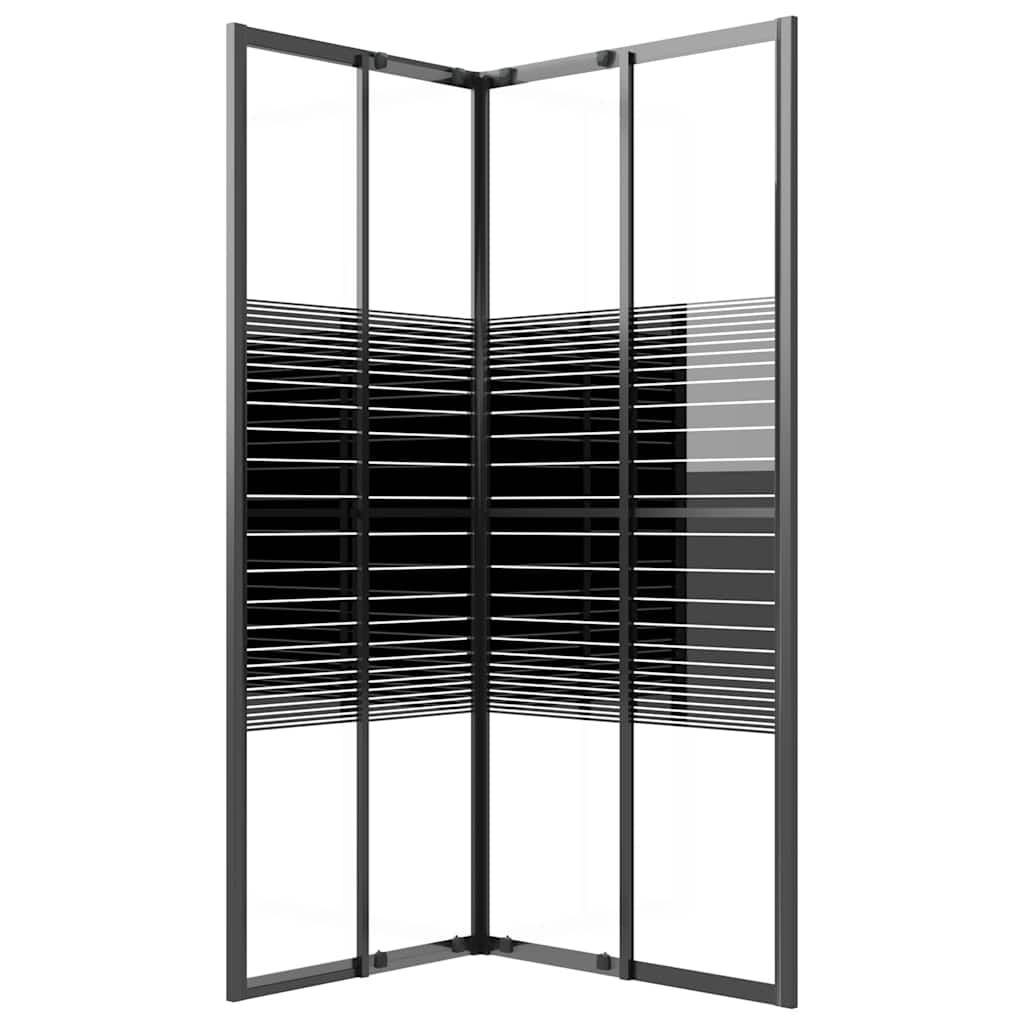 Shower Cabin ESG 90 cm 70 cm Striped