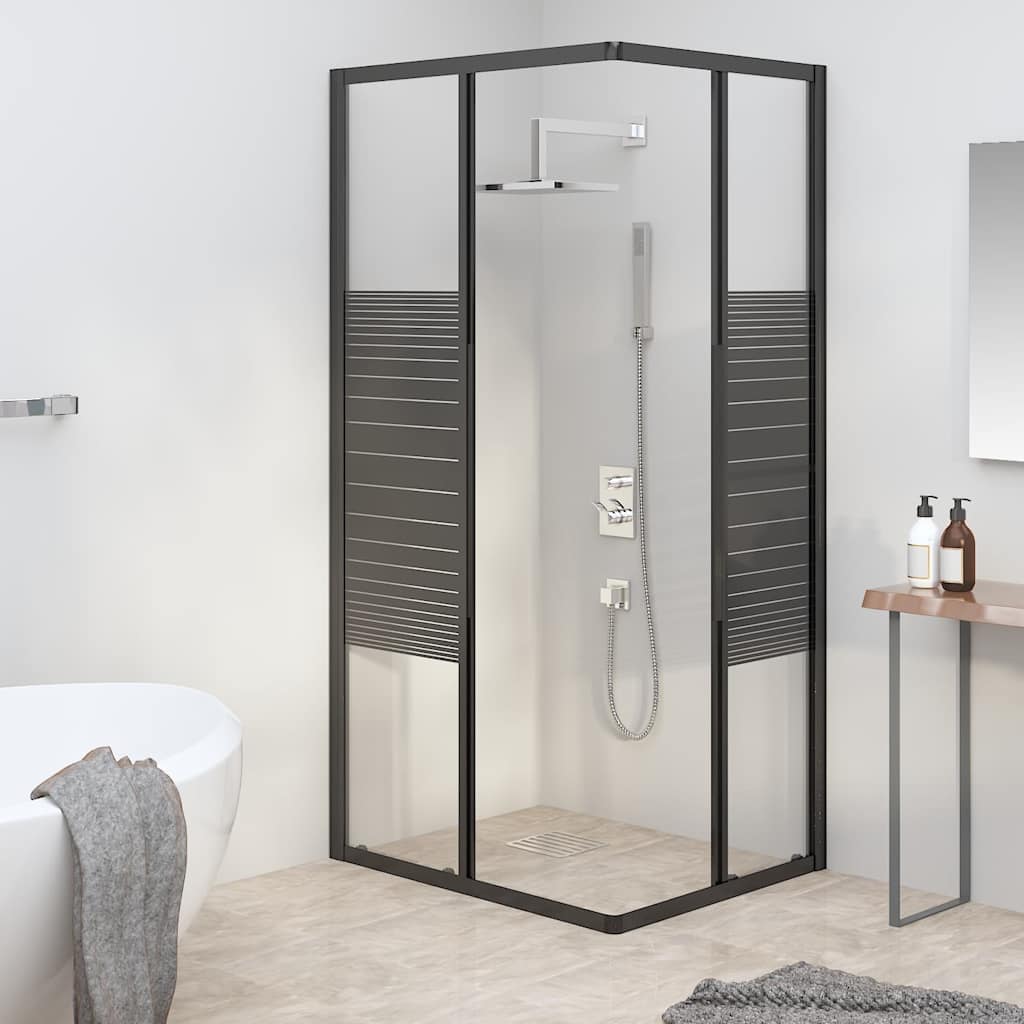 Shower Cabin ESG 90 cm 70 cm Striped