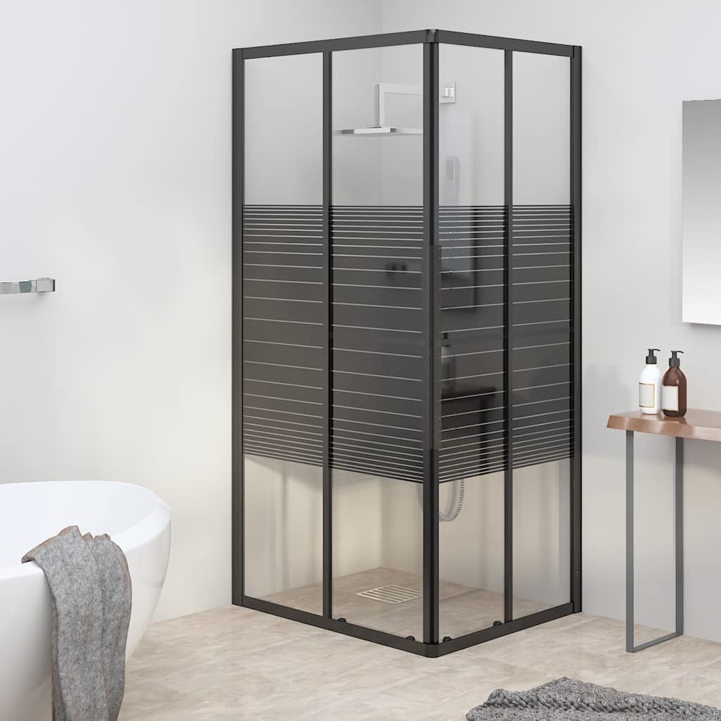 Shower Cabin ESG 90 cm 70 cm Striped
