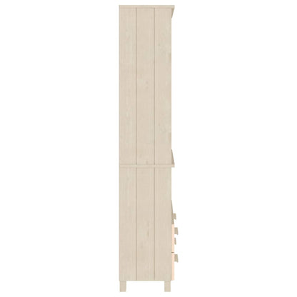 Highboard "HAMAR" Solid Wood Pine Honey brown
