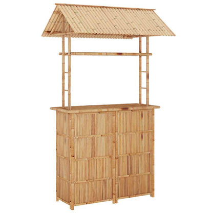 vidaXL 3 Piece Bar Set Bamboo 3