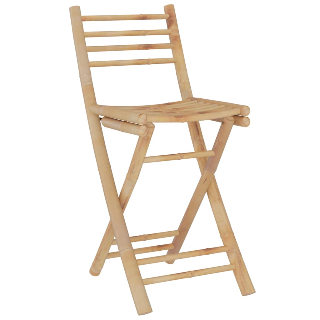 vidaXL 3 Piece Bar Set Bamboo 6