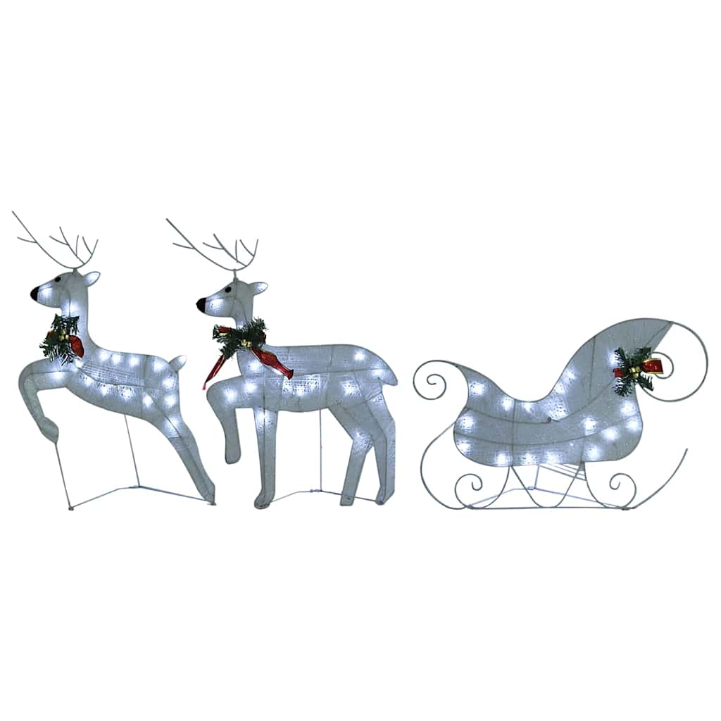 Reindeer & Sleigh Christmas Decoration 100 LEDs Outdoor 4