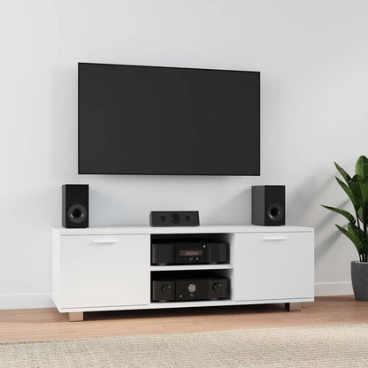 TV Cabinet 120x40,5x35 cm Engineered Wood White 120 cm