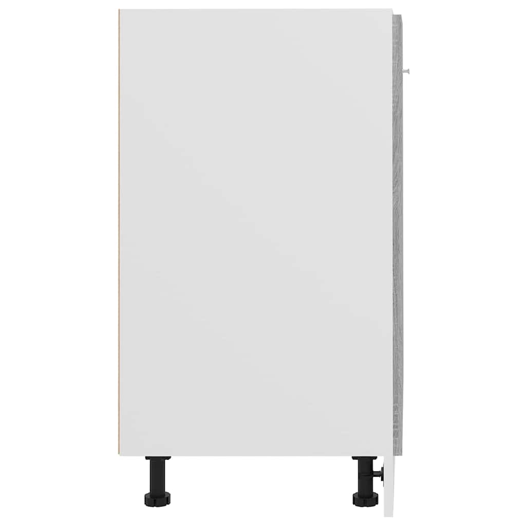 Kitchen Base Cabinet "Lyon" Engineered Wood Grey Sonoma 1x bottom cabinet (2 doors) 60 cm