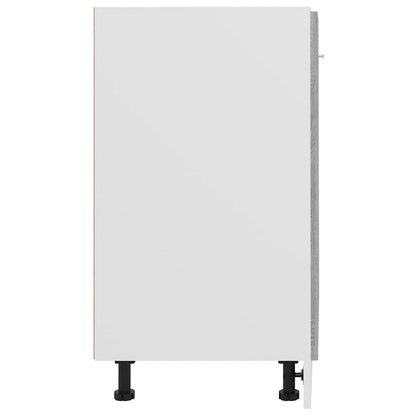 Kitchen Base Cabinet "Lyon" Engineered Wood Grey Sonoma 1x bottom cabinet (2 doors) 60 cm