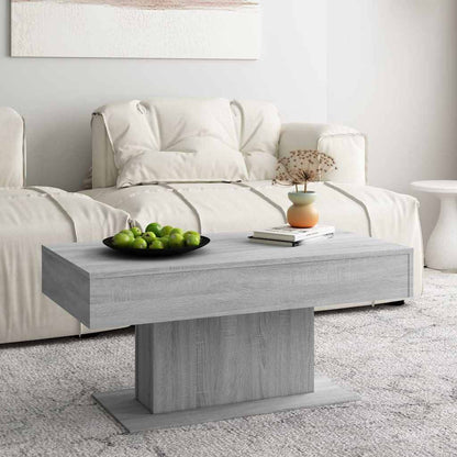 Coffee Table 96x50x45 cm Engineered Wood Grey sonoma