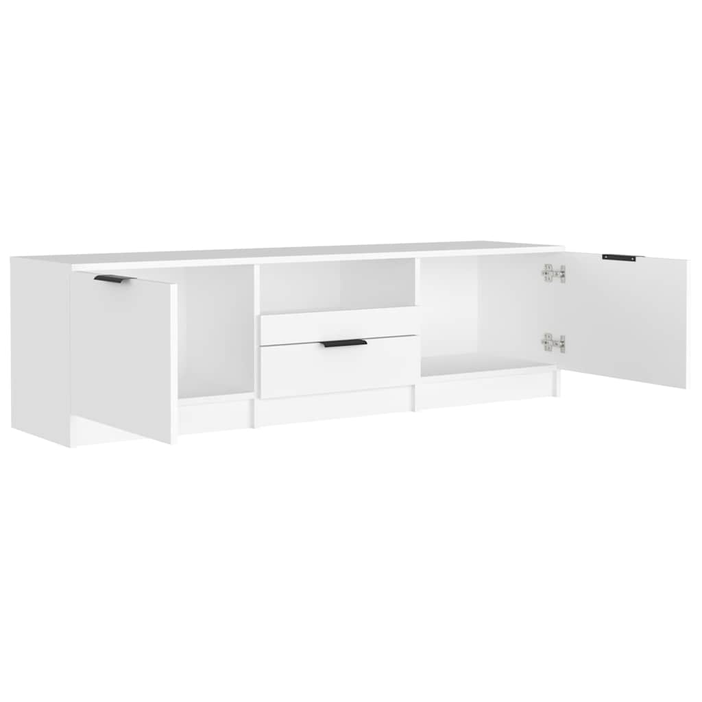 TV Cabinet 140x35x40 cm Engineered Wood White