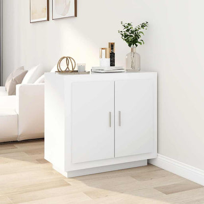 Sideboard 80x40x75 cm Engineered Wood White