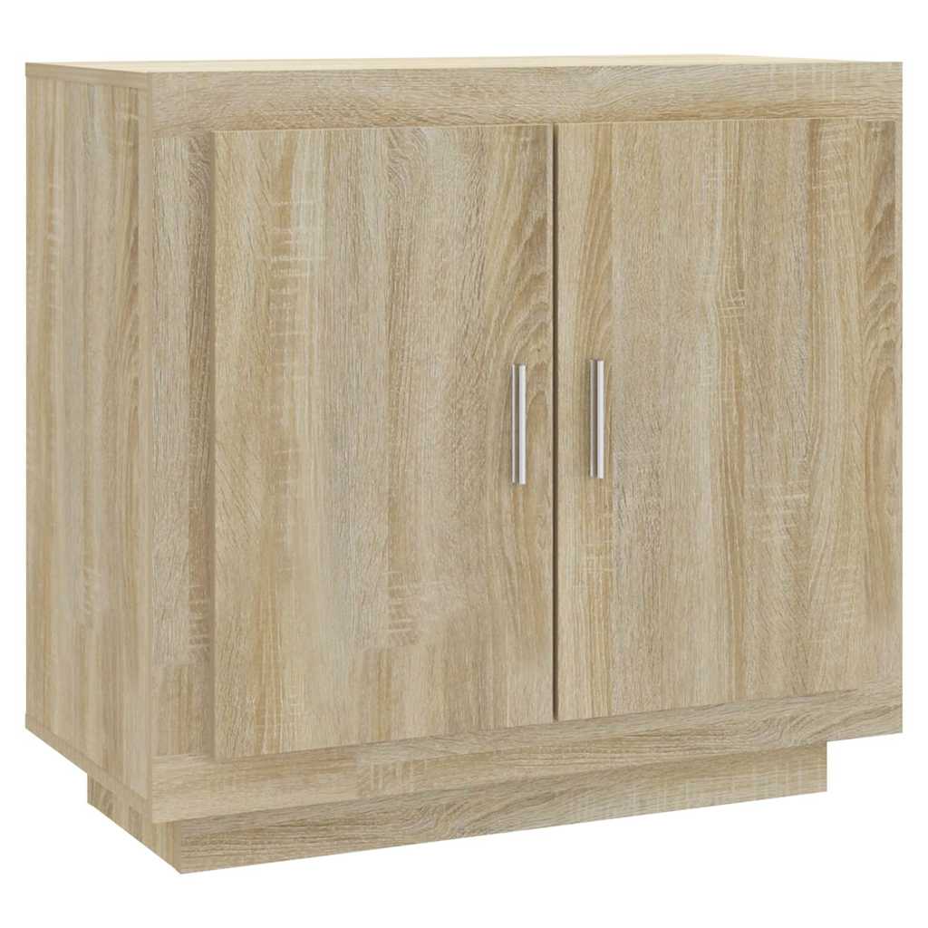 Sideboard 80x40x75 cm Engineered Wood Sonoma oak